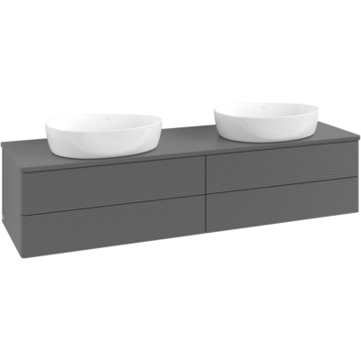 Villeroy & Boch Antao Wandunterschrank - 4 Schubladen - Soft Close - Ohne Hahnloch Villeroy & Boch Antao Wandunterschrank - 4 Schubladen - Soft Close - Ohne Hahnloch