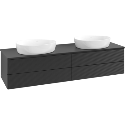 Villeroy & Boch Antao Wand-Waschtischunterschrank - 4 Schubladen, ohne Hahnloch Villeroy & Boch Antao Wand-Waschtischunterschrank - 4 Schubladen, ohne Hahnloch