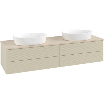 Villeroy & Boch Antao Wandhängender Waschtischunterschrank 160x36x50 cm mit 4 Schubladen Villeroy & Boch Antao Wandhängender Waschtischunterschrank 160x36x50 cm mit 4 Schubladen