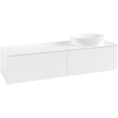 Villeroy und Boch Villeroy & Boch Antao Waschtischunterschrank 1600x360x500mm K38150MT mit Struktur FK/AP: MT/0 Villeroy und Boch Villeroy & Boch Antao Waschtischunterschrank 1600x360x500mm K38150MT mit Struktur FK/AP: MT/0
