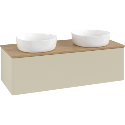 Villeroy & Boch Antao Wandhängbarer Waschtischunterschrank mit LED Villeroy & Boch Antao Wandhängbarer Waschtischunterschrank mit LED