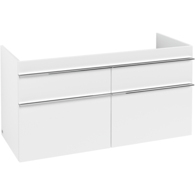 Villeroy & Boch Venticello Weiß Matt Waschtischunterschrank - Badezimmer Schrank Villeroy & Boch Venticello Weiß Matt Waschtischunterschrank - Badezimmer Schrank