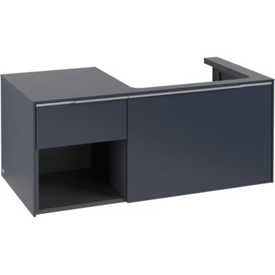 Villeroy & Boch Subway 3.0 Wandspiegelschrank - 2 Schubladen, LED, Marine Blue Villeroy & Boch Subway 3.0 Wandspiegelschrank - 2 Schubladen, LED, Marine Blue