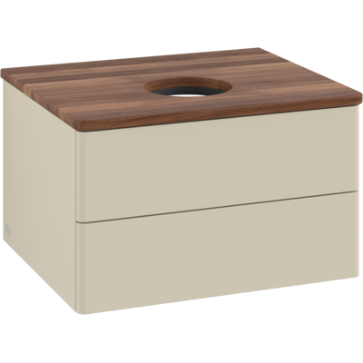 Villeroy & Boch Antao Waschtischunterschrank - Wandhängend, 60x36x50cm, 2 Schubladen Villeroy & Boch Antao Waschtischunterschrank - Wandhängend, 60x36x50cm, 2 Schubladen