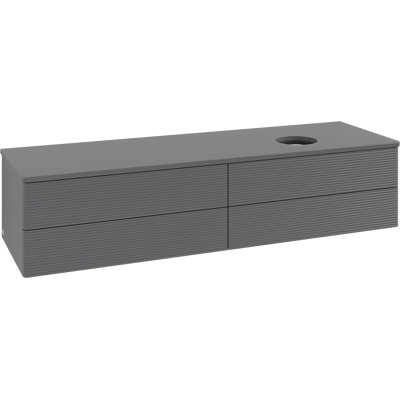 Villeroy und Boch Villeroy & Boch Antao Waschtischunterschrank 1600x360x500mm K27110GK mit Struktur FK/AP: GK/0 Villeroy und Boch Villeroy & Boch Antao Waschtischunterschrank 1600x360x500mm K27110GK mit Struktur FK/AP: GK/0
