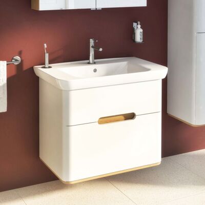 Vitra Sento Waschtisch-Unterschrank - Weiß Matt - 78cm Vitra Sento Waschtisch-Unterschrank - Weiß Matt - 78cm