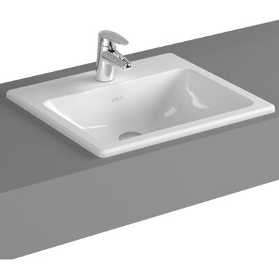 Vitra S20 Rechteckiges Keramik-Waschtisch - Waschbecken Vitra S20 Rechteckiges Keramik-Waschtisch - Waschbecken