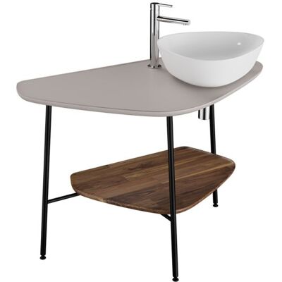 Vitra Plural Wandkonsole - Rechts Ausschnitt - Holzablage Vitra Plural Wandkonsole - Rechts Ausschnitt - Holzablage