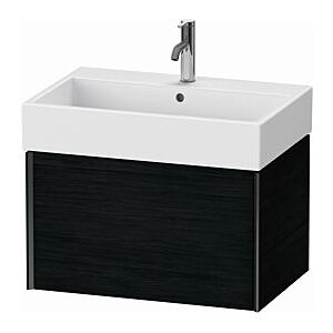 Duravit XViu Waschtisch-Unterschrank XV42350B216 68,4 x 39,7 x 45,4 cm, Eiche schwarz, 1 Auszug, schwarz matt