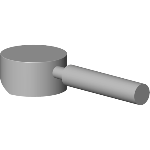 Dornbracht Hebel komplett - 90208804600-00 140 x 100 x 100_chrom