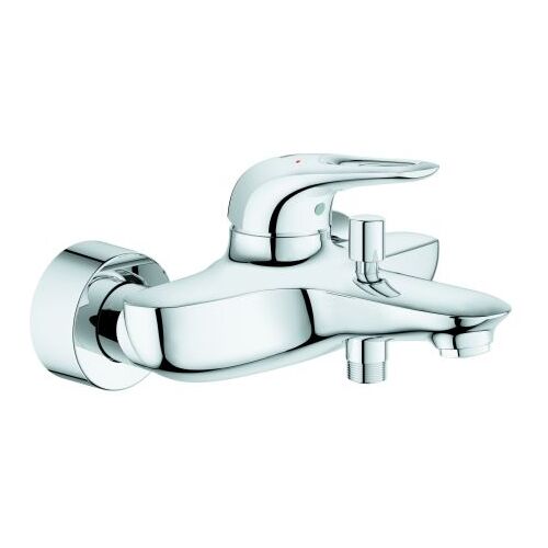 Grohe Eurostyle Wannenarmatur 33591003 chrom, Aufputz, offener Metall-Hebelgriff