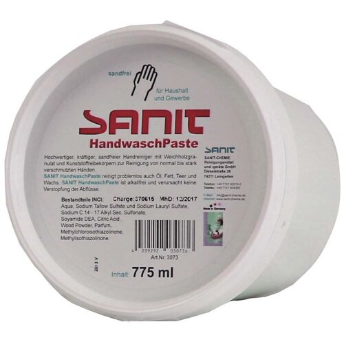 Sanit HandwaschPaste 3073 Sandfrei 825 ml Dose