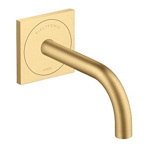 Hansgrohe Elektronik-Waschtischarmatur 38119250 Unterputz, Ausladung 165 mm, brushed gold optic