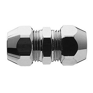 ASW Messing Doppelverschraubung - 451008 - Messing, 3/8" x 8 mm, Gerade ASW Messing Doppelverschraubung - 451008 - Messing, 3/8" x 8 mm, Gerade