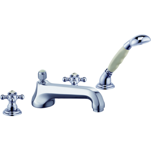 Kludi Wannenfüllbatterie - 4-Loch Badewannenfüll- und Brausearmatur - Bad Filler and Shower Mixer Kludi Wannenfüllbatterie - 4-Loch Badewannenfüll- und Brausearmatur - Bad Filler and Shower Mixer