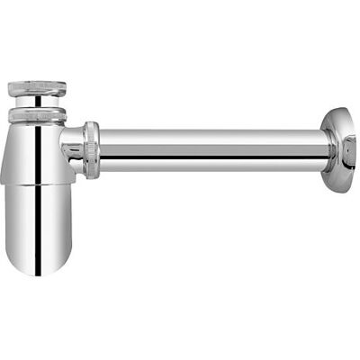 ASW Flaschengeruchsverschluss - Verstellrohr 80mm, Ausgang 200mm, Chrom ASW Flaschengeruchsverschluss - Verstellrohr 80mm, Ausgang 200mm, Chrom