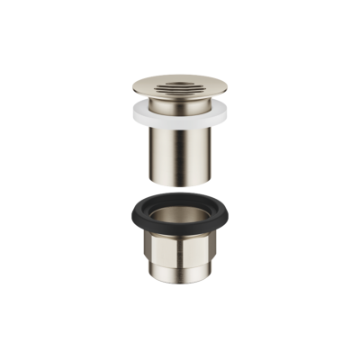 Dornbracht Siebventil - Platin gebürstet - 1 1/4" - Für Becken ohne Überlauf Dornbracht Siebventil - Platin gebürstet - 1 1/4" - Für Becken ohne Überlauf
