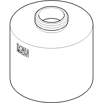 Dornbracht Support Dispenserhalter - Für 60x49mm Spender - Support/Distributor Dornbracht Support Dispenserhalter - Für 60x49mm Spender - Support/Distributor