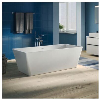 Duravit DuraSkye Weiße Freistehende Badewanne - Bad Duravit DuraSkye Weiße Freistehende Badewanne - Bad