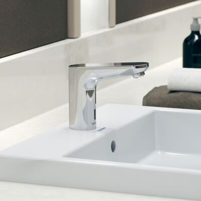 Duravit Sensor 1 Waschtischarmatur elektronisch SE1094017010 - Chrom Hochglanz Duravit Sensor 1 Waschtischarmatur elektronisch SE1094017010 - Chrom Hochglanz