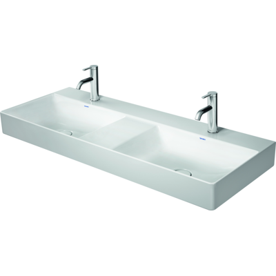 Duravit DuraSquare Doppel-Waschtisch Geschliffen - Badezimmerbecken Duravit DuraSquare Doppel-Waschtisch Geschliffen - Badezimmerbecken