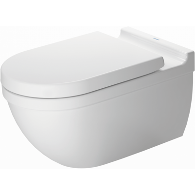 Duravit Starck 3 Wand-WC - Wandhängend, Weiß, Wondergliss - Toilette Duravit Starck 3 Wand-WC - Wandhängend, Weiß, Wondergliss - Toilette
