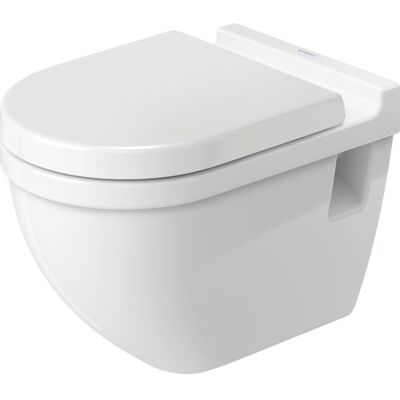Duravit Starck 3 Wand WC - Komforthöhe, Weiß, WonderGliss Duravit Starck 3 Wand WC - Komforthöhe, Weiß, WonderGliss