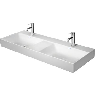 Duravit DuraSquare Doppelwaschtisch - Wandmontage Duravit DuraSquare Doppelwaschtisch - Wandmontage