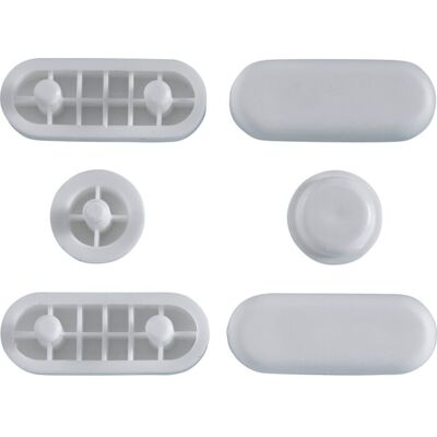 Duravit 1930 WC Sitzpuffer-Set - Weiß Duravit 1930 WC Sitzpuffer-Set - Weiß