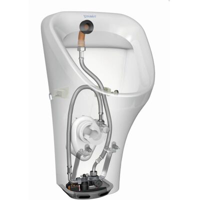 Duravit DuraStyle Elektronisches Urinal - Weiß Hochglanz - HygieneGlaze - Batteriebetrieb Duravit DuraStyle Elektronisches Urinal - Weiß Hochglanz - HygieneGlaze - Batteriebetrieb