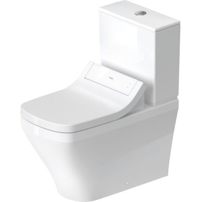 Duravit DuraStyle Stand-WC Weiß Oval Kompakt - Toilette Duravit DuraStyle Stand-WC Weiß Oval Kompakt - Toilette