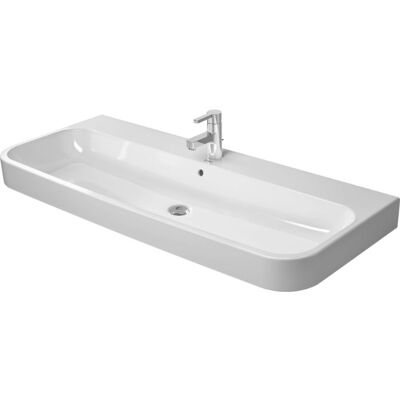 Duravit Happy D.2 Waschbecken 1200mm Weiß Hochglanz Überlauf 23181200241 Duravit Happy D.2 Waschbecken 1200mm Weiß Hochglanz Überlauf 23181200241