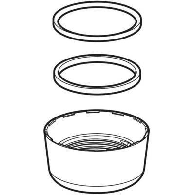Geberit Weißer Toilettentank-Adapter - AP112 AP116 AP117 Geberit Weißer Toilettentank-Adapter - AP112 AP116 AP117