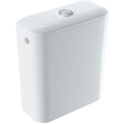 Keramag Geberit iCon Square Spülkasten - 6L, Weiß, KeraTect Keramag Geberit iCon Square Spülkasten - 6L, Weiß, KeraTect