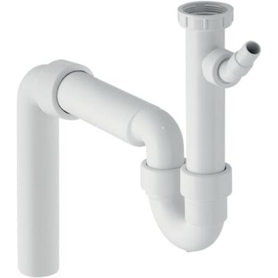 Geberit Weiß Siphon mit vertikalem Ausgang - Rohrbogengeruchsverschluss Geberit Weiß Siphon mit vertikalem Ausgang - Rohrbogengeruchsverschluss