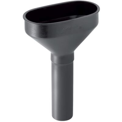 Geberit Modell 352379161 Ovaler schwarzer Trichter - Trichter Geberit Modell 352379161 Ovaler schwarzer Trichter - Trichter