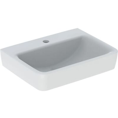Geberit Weiß Wandwaschbecken - 50x38cm - Ohne Überlauf - Modernes Design Geberit Weiß Wandwaschbecken - 50x38cm - Ohne Überlauf - Modernes Design