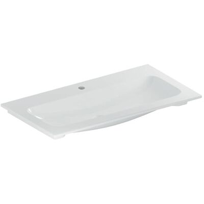 Geberit iCon Light Waschbecken - Mittiges Hahnloch, Weiß - Rechteckig Geberit iCon Light Waschbecken - Mittiges Hahnloch, Weiß - Rechteckig
