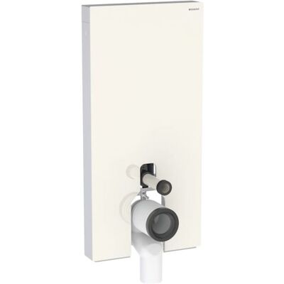 Keramag Monolith Sanitärmodul - 101cm - Wasseranschluss seitlich - Glas sand-grau Keramag Monolith Sanitärmodul - 101cm - Wasseranschluss seitlich - Glas sand-grau