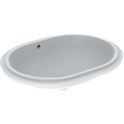 Keramag VariForm Elliptischer Wandwaschtisch - 550x400mm - Weiß Keramag VariForm Elliptischer Wandwaschtisch - 550x400mm - Weiß
