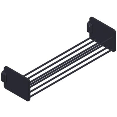 Giese GmbH Giese Duschkorb 11226-14 90 x 125 x 426 mm, lang , schwarz matt Giese GmbH Giese Duschkorb 11226-14 90 x 125 x 426 mm, lang , schwarz matt
