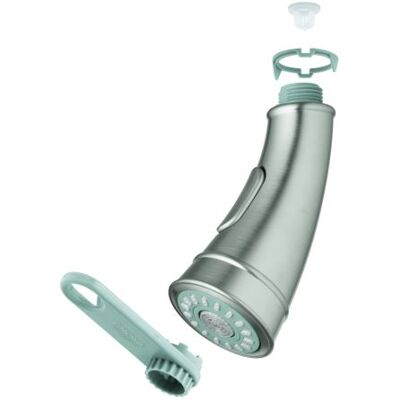 Grohe Duschkopf - Verstellbar Superstahl/Grau - Shower Head Grohe Duschkopf - Verstellbar Superstahl/Grau - Shower Head