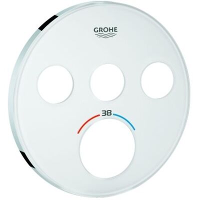 Grohe Modell 49036LS0 - Ronde Wandmontage mit 3 Ventilen - Moon White Grohe Modell 49036LS0 - Ronde Wandmontage mit 3 Ventilen - Moon White