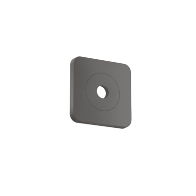 Hansgrohe AXOR Citterio C Wandrosette - 120/120mm Softsquare - Gebürstet Schwarz Chrome Hansgrohe AXOR Citterio C Wandrosette - 120/120mm Softsquare - Gebürstet Schwarz Chrome