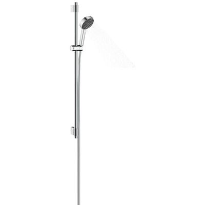 Hansgrohe Activera Select S Duschset 28050000 2 Strahlarten wassersparend mit Duschstange Varia, Ø 95mm, Ausführung 105, chrom Hansgrohe Activera Select S Duschset 28050000 2 Strahlarten wassersparend mit Duschstange Varia, Ø 95mm, Ausführung 105, chrom