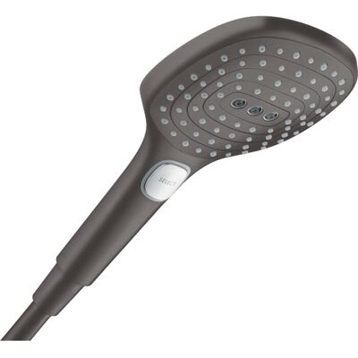 Hansgrohe Raindance Select E Duschkopf 28728340 Brausekopfgröße 120mm, 3jet, EcoSmart, 8 l/min, brushed black chrome Hansgrohe Raindance Select E Duschkopf 28728340 Brausekopfgröße 120mm, 3jet, EcoSmart, 8 l/min, brushed black chrome