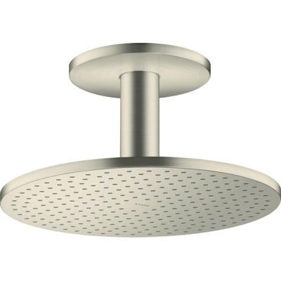 Hansgrohe Axor Duschbrause - 300mm, Deckenmontage, gebürstet Nickel - Kopfbrause Hansgrohe Axor Duschbrause - 300mm, Deckenmontage, gebürstet Nickel - Kopfbrause
