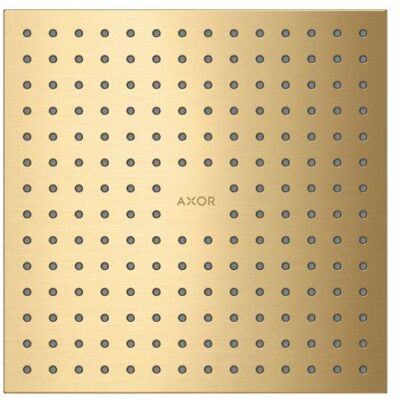 Hansgrohe Axor Duschkopf 250x250mm - Gebürstetes Gold - Deckenmontage Hansgrohe Axor Duschkopf 250x250mm - Gebürstetes Gold - Deckenmontage