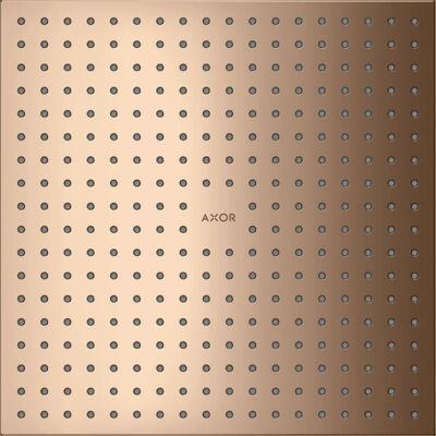 Hansgrohe Axor Duschkopf 300x300mm Polished Red Gold - Duschkopf Hansgrohe Axor Duschkopf 300x300mm Polished Red Gold - Duschkopf