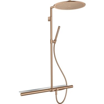 Hansgrohe Axor Duschsystem - Brushed Red Gold - Thermostat-Duschsystem Hansgrohe Axor Duschsystem - Brushed Red Gold - Thermostat-Duschsystem